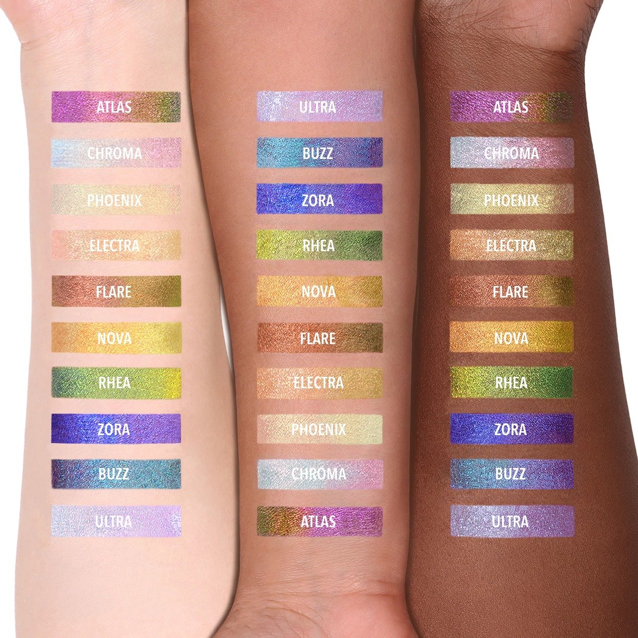 Delineador de ojos Supernova Multichrome Gel Liner (010, Ultra) Moira - Imagen 3