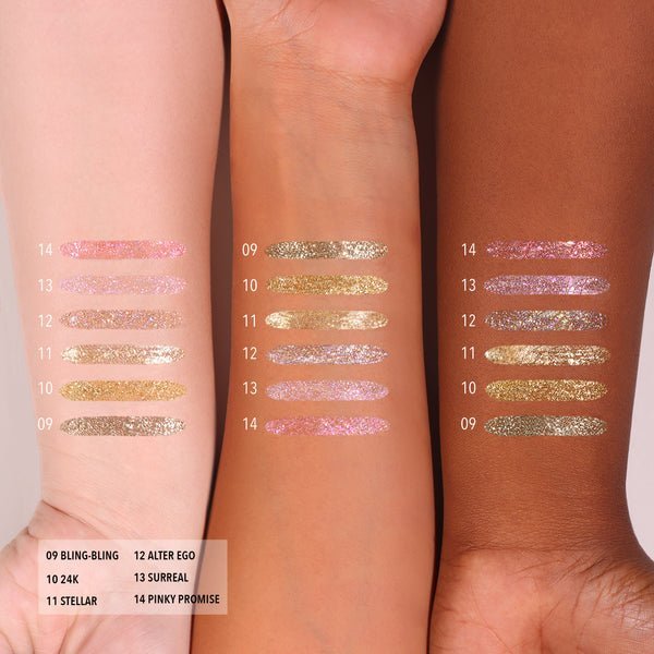 Delineador de ojos Glitter Glitter Liner (009, Bling-Bling) Moira - Imagen 3