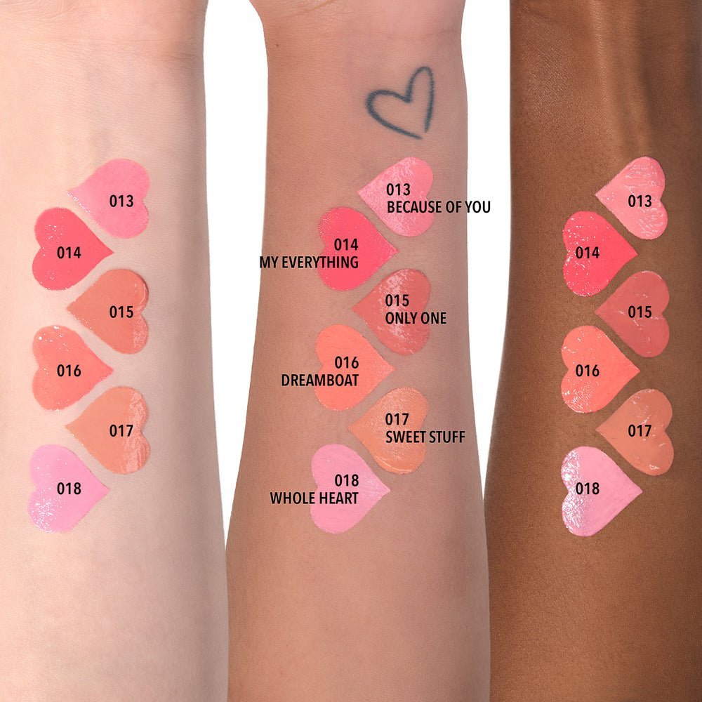 Rubor líquido Love Steady Liquid Blush (017, Sweet Stuff) Moira - Imagen 4