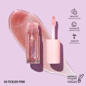 Glow Getter Hydrating Lip Oil (004, Tickled Pink) Moira