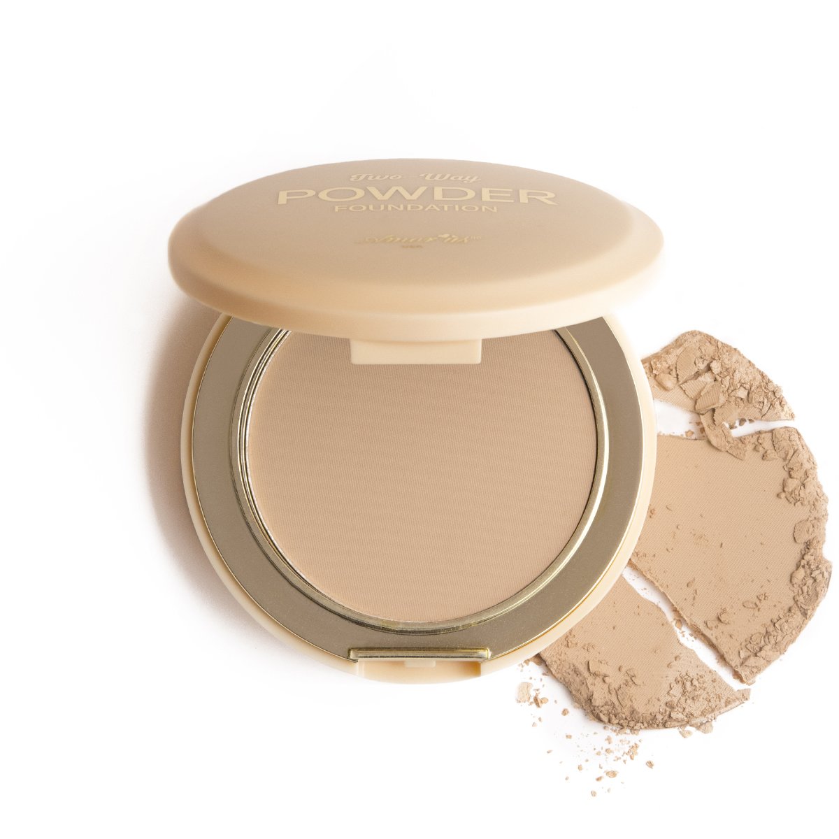Polvo compacto Beige Two Ways Tono 09 Porcelain Amor Us